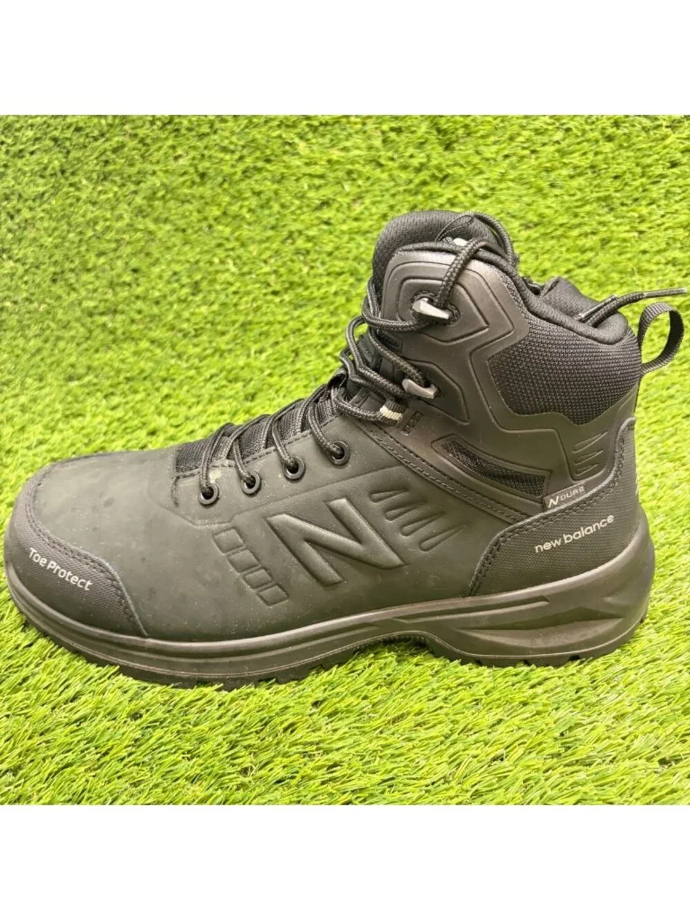 New Balance Calibre Mens Size 12EE Black Leather Composite Toe Safety Work Boots
